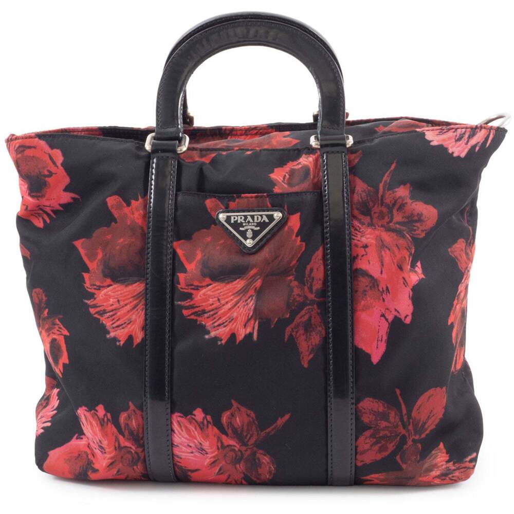 Prada Black Red Floral BN1066
